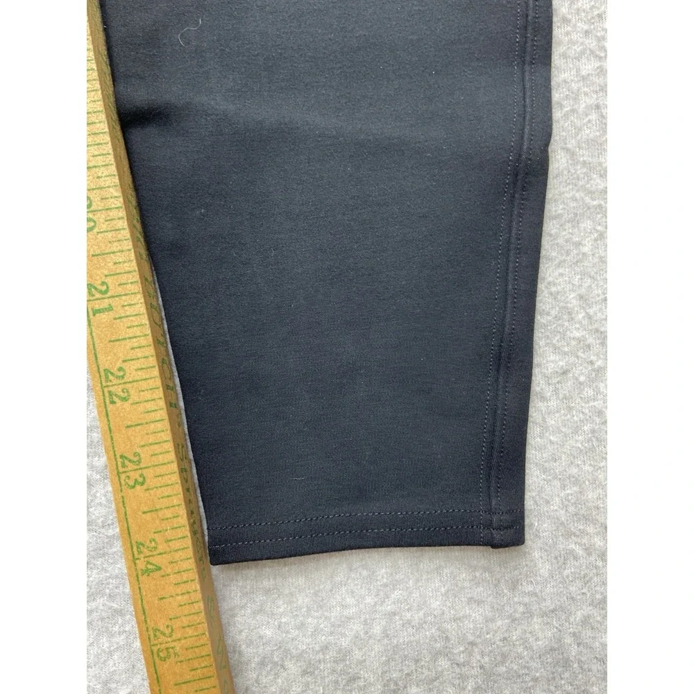 Spanx Leggings Womens M Black High Rise Ankle Shaping Compression Stretch